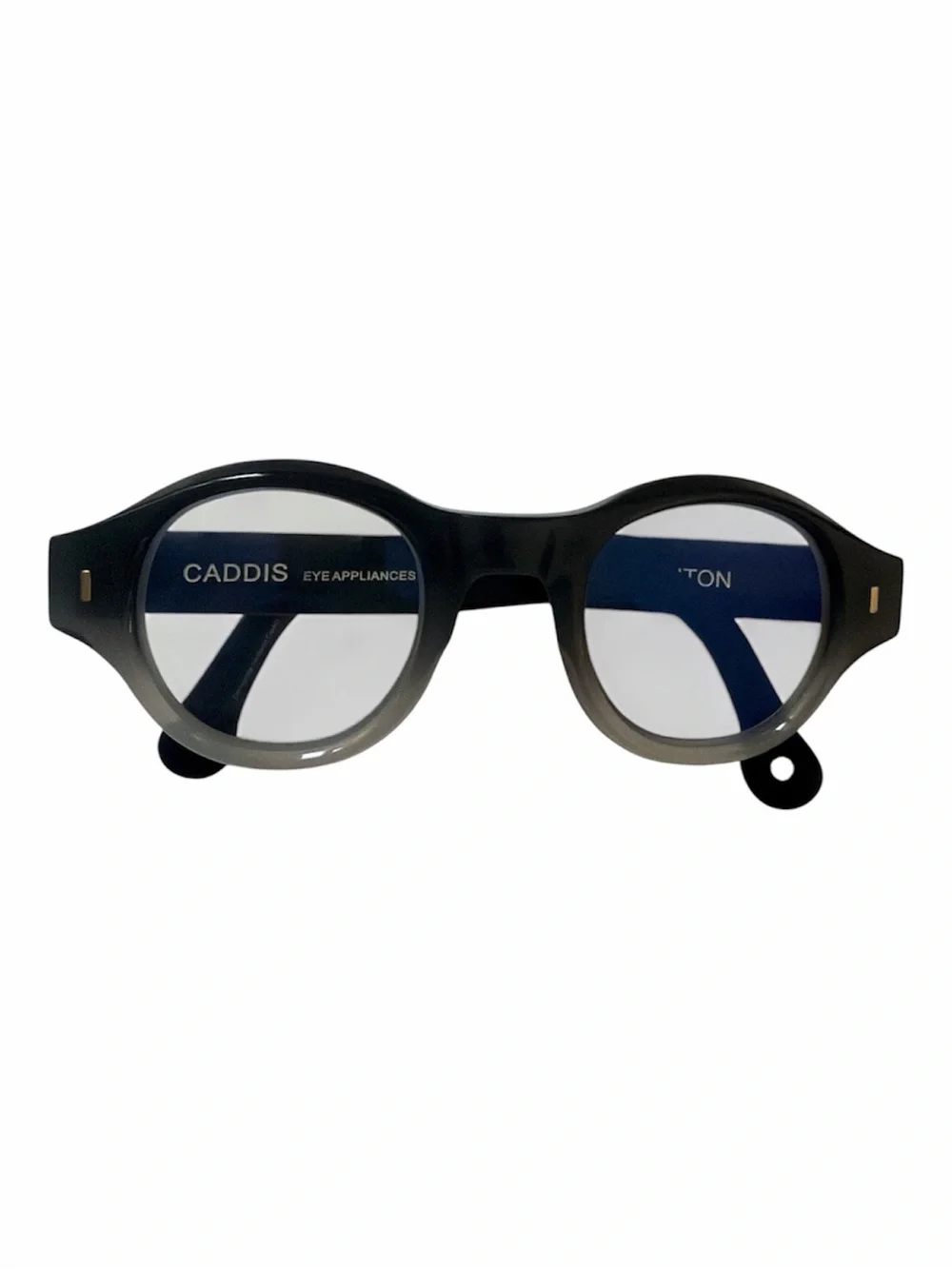 Caddis Wynton Eyeglasses Frame Women Black Fade Plastic Full Rim Round 4725145